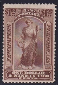 US PR24 Newspapers  Mint F-VF Short Perfs At Right