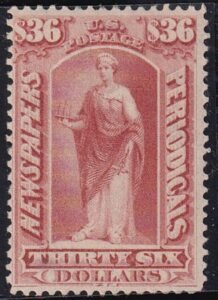 US PR77 Newspapers Mint H F-VF Fresh OG