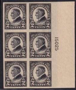 US 611 LH VF Plate Block