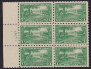 US 617 NH VF Plate Block