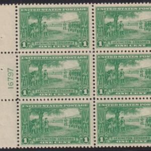 US 617 NH VF Plate Block
