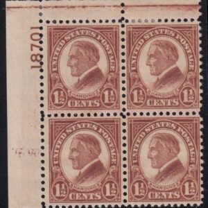 US 633 H F-VF Plate Block