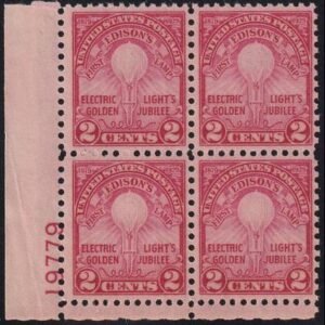 US 655 NH F-VF Plate Block