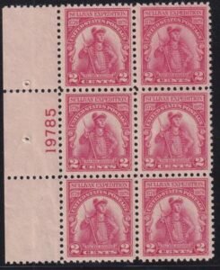 US 657 LH VF Plate Block