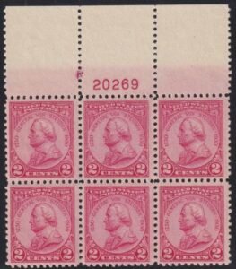 US 689 NH F-VF Top Plate Block