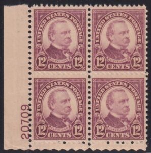 US 693 NH F-VF Plate Block