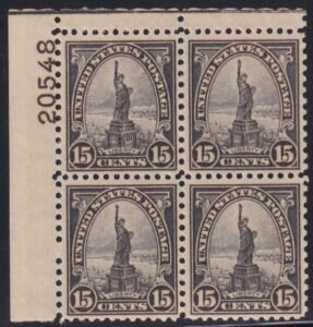 US 696 NH VF Plate Block