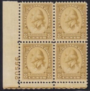 US 713 NH F-VF Plate Block