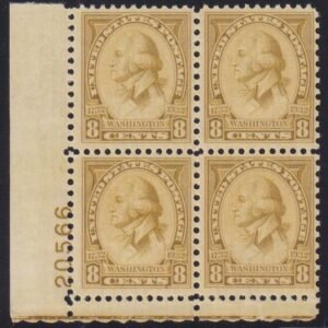 US 713 NH F-VF Plate Block