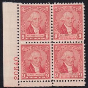 US 714 NH VF Plate Block
