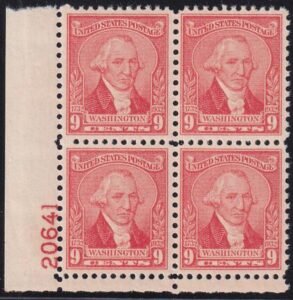 US 714 NH VF Plate Block