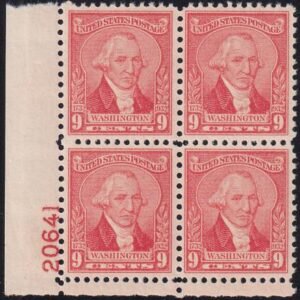 US 714 NH VF Plate Block