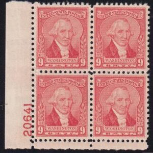 US 714 NH VF Plate Block