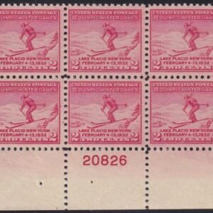 US 716 NH F-VF Plate Block