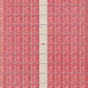 France 146 (Yv 199) Marseille Postal Forgery. Full Sheet W/ Cert.