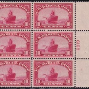 US Q6 Parcel Post NH VF-XF Wide Side #6168 PFC- Exceptional PLBL - One Of The Finest Known