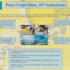 US 867 Trust Territories Palau NH VF Peace Corps M/S