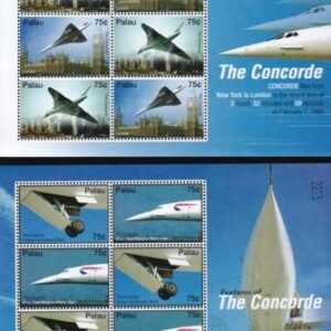 US 868-69 Trust Territories Palau NH VF Concorde M/S