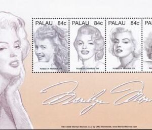 US 872 Trust Territories Palau NH VF Marilyn Monroe M/S