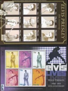 US 873-4 Trust Territories Palau NH VF Elvis M/S