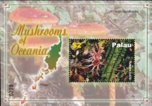 US 878 Trust Territories Palau NH VF Mushrooms S/S