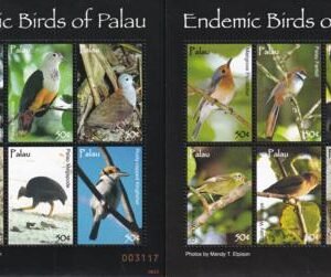 US 888-89 Trust Territories Palau NH VF Birds M/S