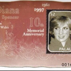 US 896 Trust Territories Palau NH VF Princess Diana S/S