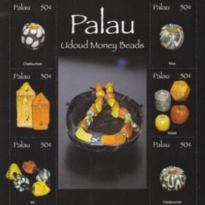 US 917 Trust Territories Palau NH VF Udoud Money Beads M/S