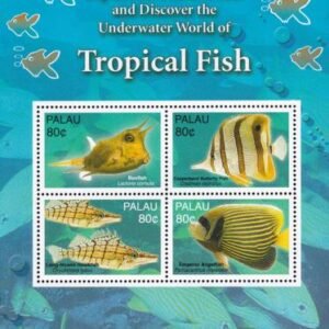 US 922 Trust Territories Palau NH VF Tropical Fish M/S