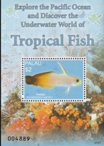 US 923 Trust Territories Palau NH VF Tropical Fish S/S