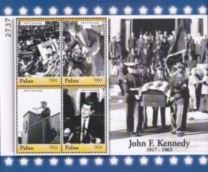 US 931 Trust Territories Palau NH VF John F. Kennedy M/S