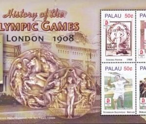 US 932 Trust Territories Palau NH VF Beijing Olympics M/S