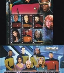 US 945-46 Trust Territories Palau NH VF Star Trek M/S