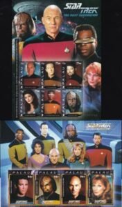 US 945-46 Trust Territories Palau NH VF Star Trek M/S