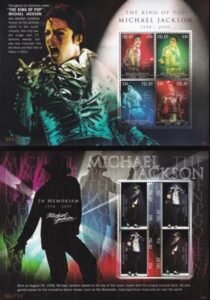 US 955-56 Trust Territories Palau NH VF Michael Jackson M/S