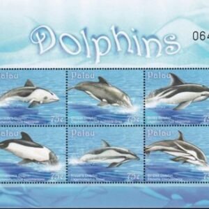 US 962 Trust Territories Palau NH VF Dolphins M/S
