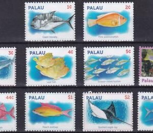 US 979-88 Trust Territories Palau NH VF Fish 1c-$3