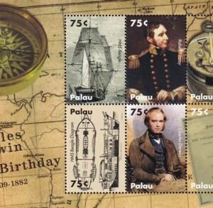 US 998 Trust Territories Palau NH VF Charles Darwin Sheet