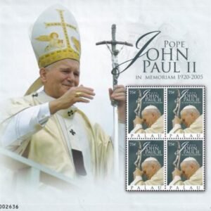 US 1004 Trust Territories Palau NH VF Pope John Paul II Same As Sheet