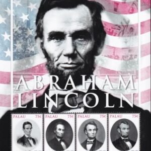 US 1005 Trust Territories Palau NH VF Abraham Lincoln Sheet