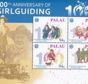 US 1007 Trust Territories Palau NH VF Girl Guiding Sheet