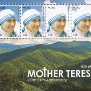 US 1011 Trust Territories Palau NH VF Mother Theresa Sheet