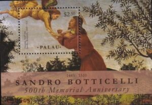 US 1015 Trust Territories Palau NH VF Botticelli S/S