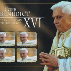 US 1025 Trust Territories Palau NH VF Pope Benedict Sheet