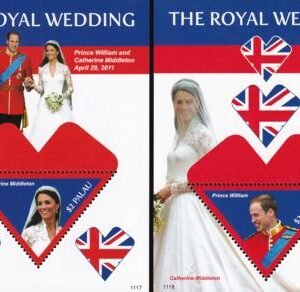 US 1049-50 Trust Territories Palau NH VF Wedding S/S Set Of 2