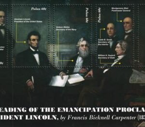 US 1059 Trust Territories Palau NH VF Lincoln Proclamation Sheet