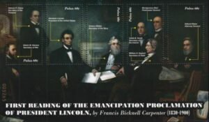 US 1059 Trust Territories Palau NH VF Lincoln Proclamation Sheet