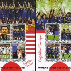 US 1064-65 Trust Territories Palau NH VF Women's World Cup Sheet Set
