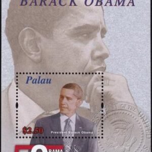 US 1067 Trust Territories Palau NH VF Obama S/S