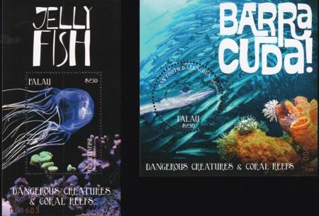 INV-27209itExt_662f1293-9bdf-4767-a6d8-cbe53c4f559b US 1074-75 Trust Territories Palau NH VF Creatures S/S Set Of 2